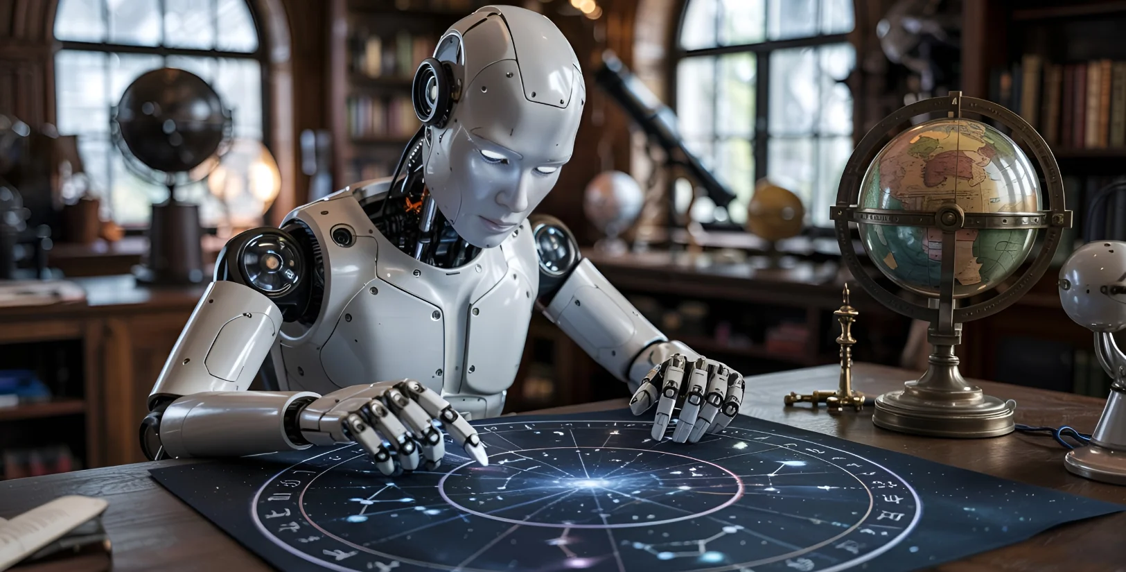 Робот изучает натальную карту