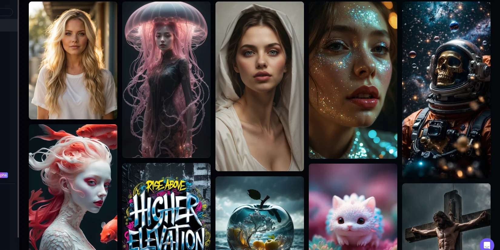 Примеры изображений, сгенерированных нейросетью Leonardo AI