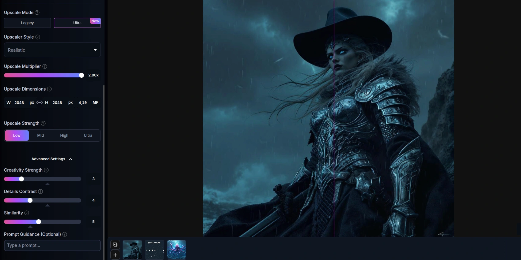 Улучшение качества изображения с помощью Leonardo AI