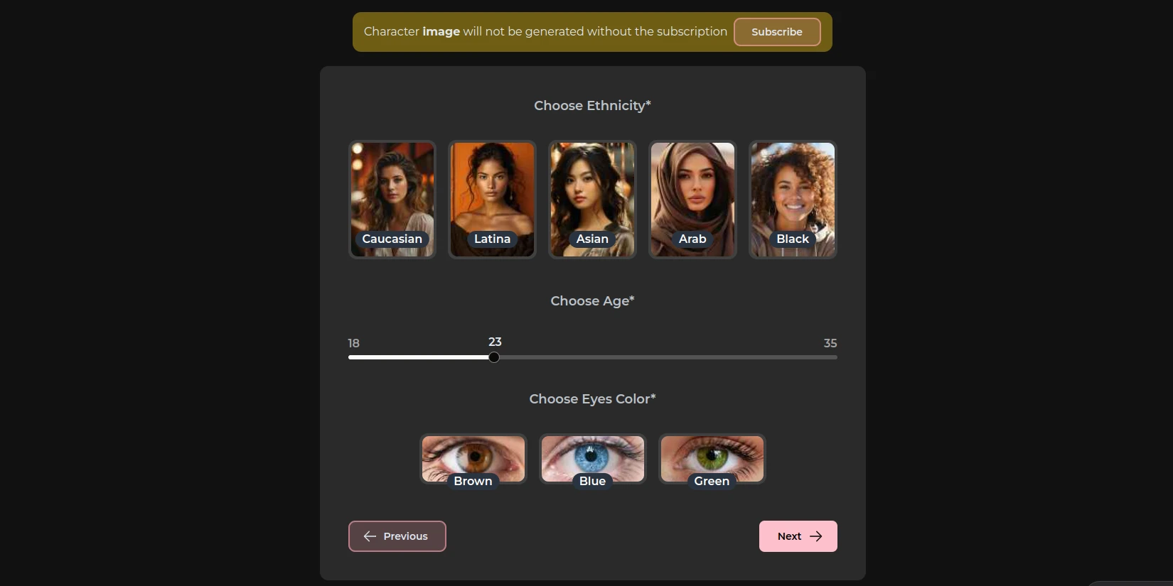 Процесс создания девушки с помощью нейросети
