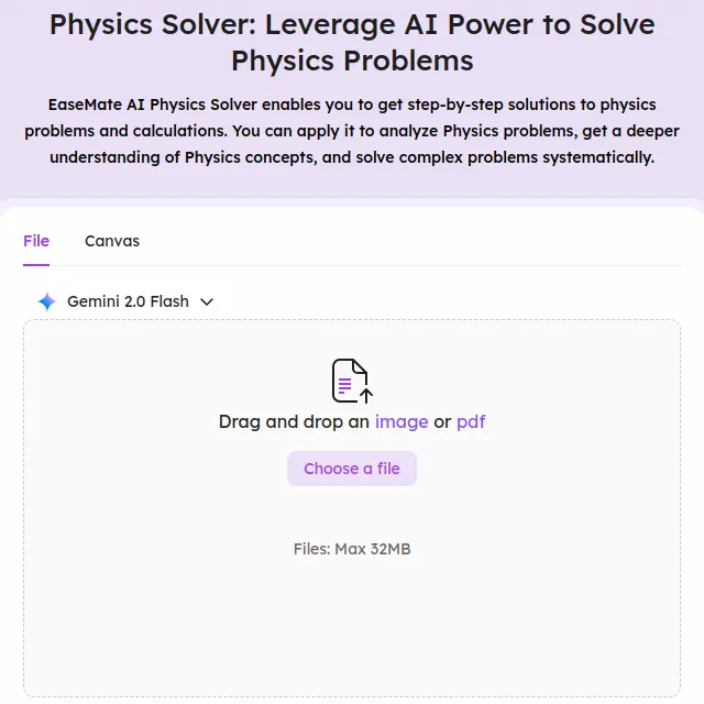 EaseMate Physics AI Solver
