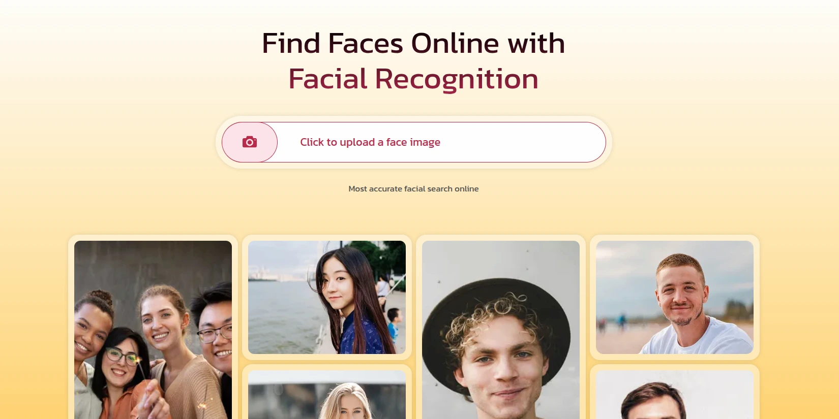 Скриншот ИИ-сервиса Eyematch.ai