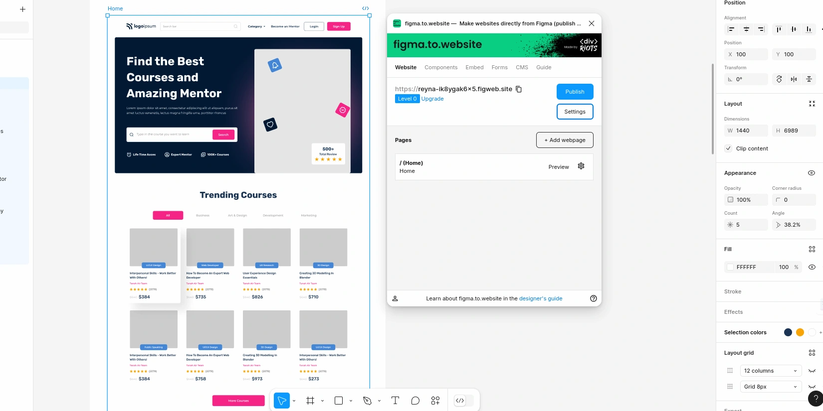 Figma to Website