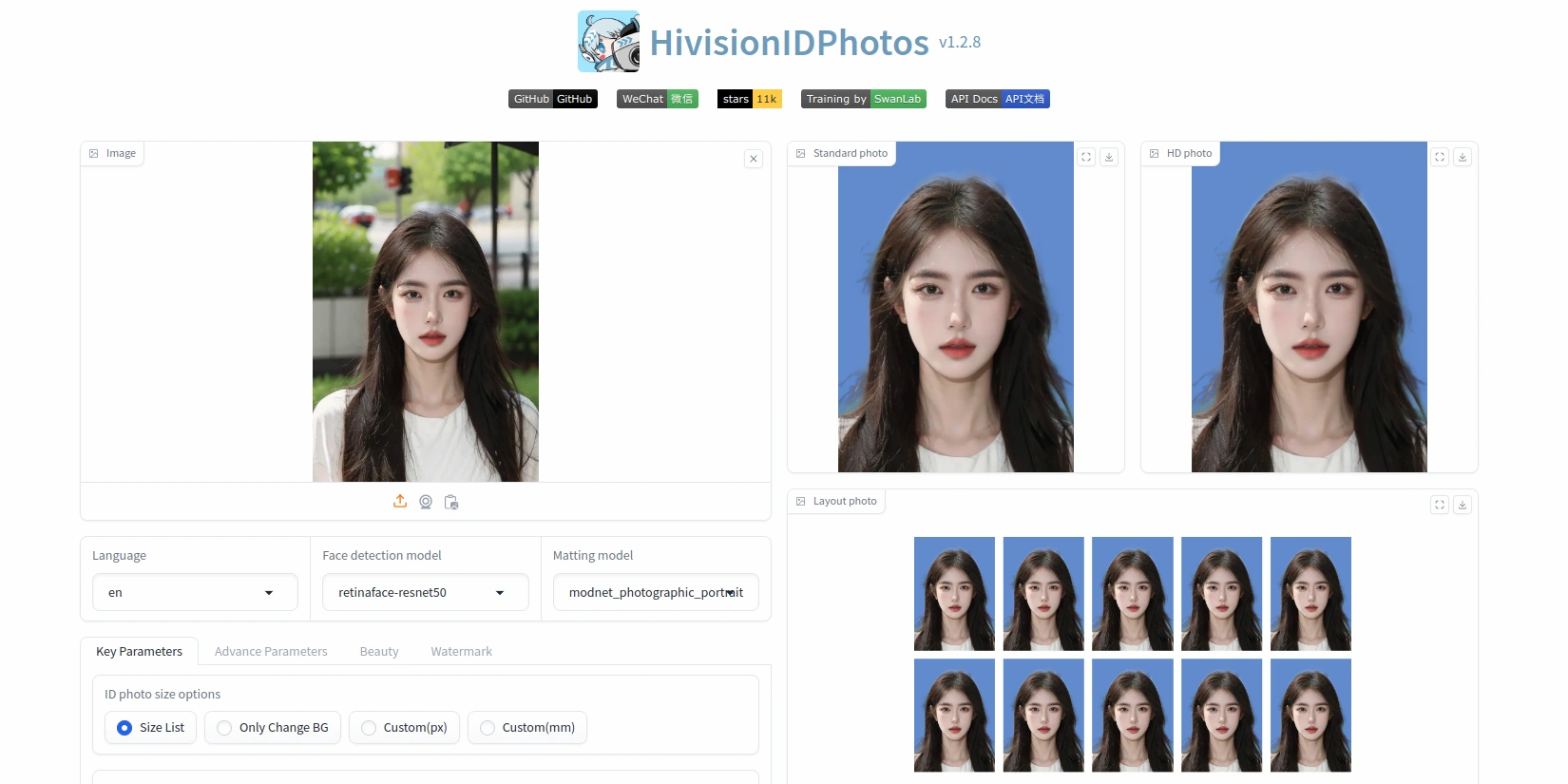 HivisionIDPhotos