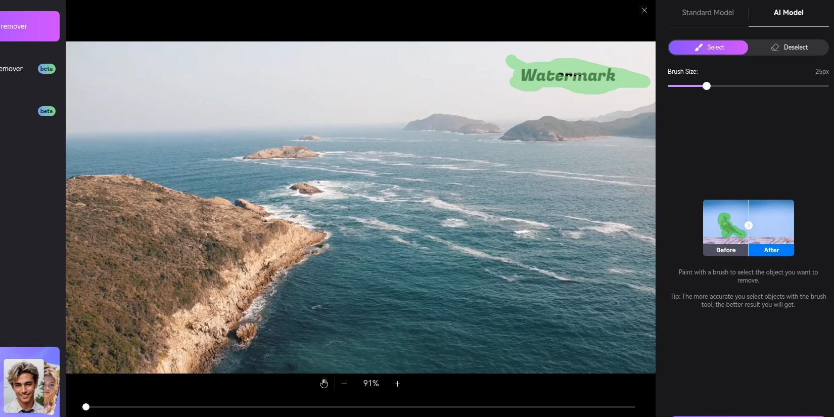 Media Watermark Remover