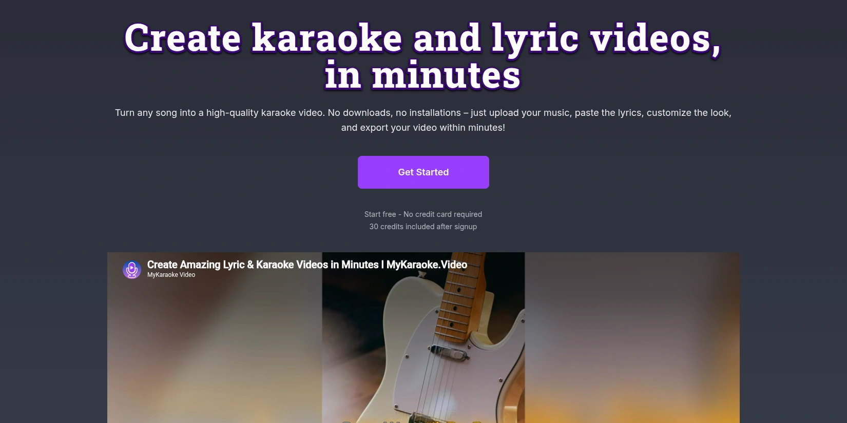 MyKaraoke Video AI