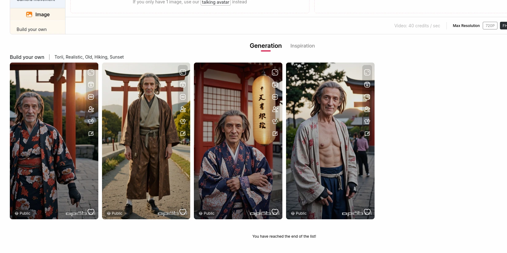 Генерация видео с блогером в APOB AI