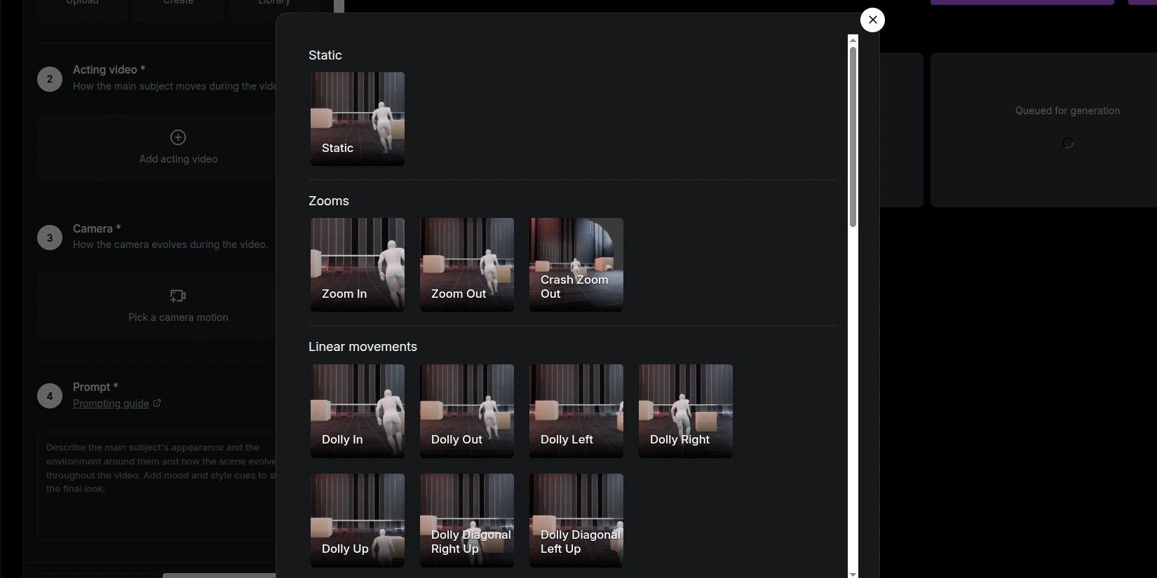 Контроль движения в Kamo-1