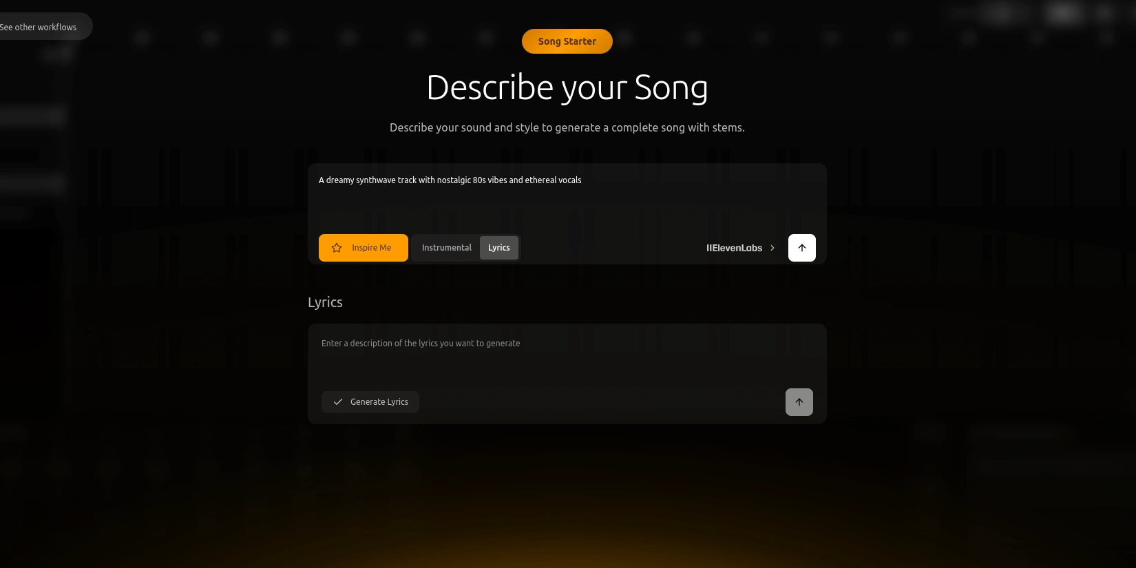 Нейросеть создаёт песню