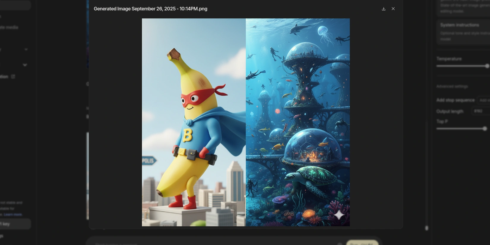 Коллаж из изображений в Nano Banana