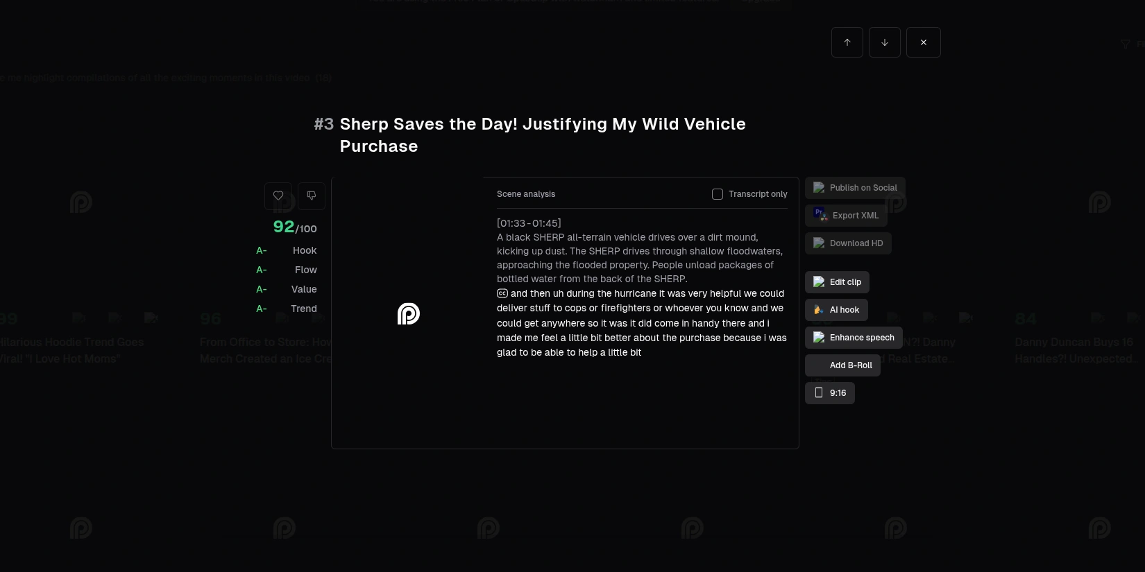 Ролик, нарезанный с помощью нейросети OpusClip