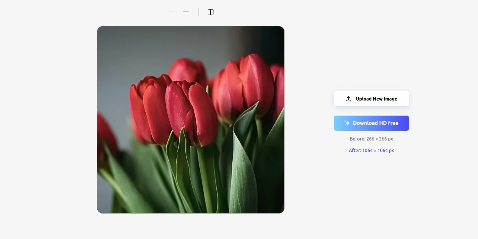 Увеличение разрешения изображения с помощью нейросети Photiu AI