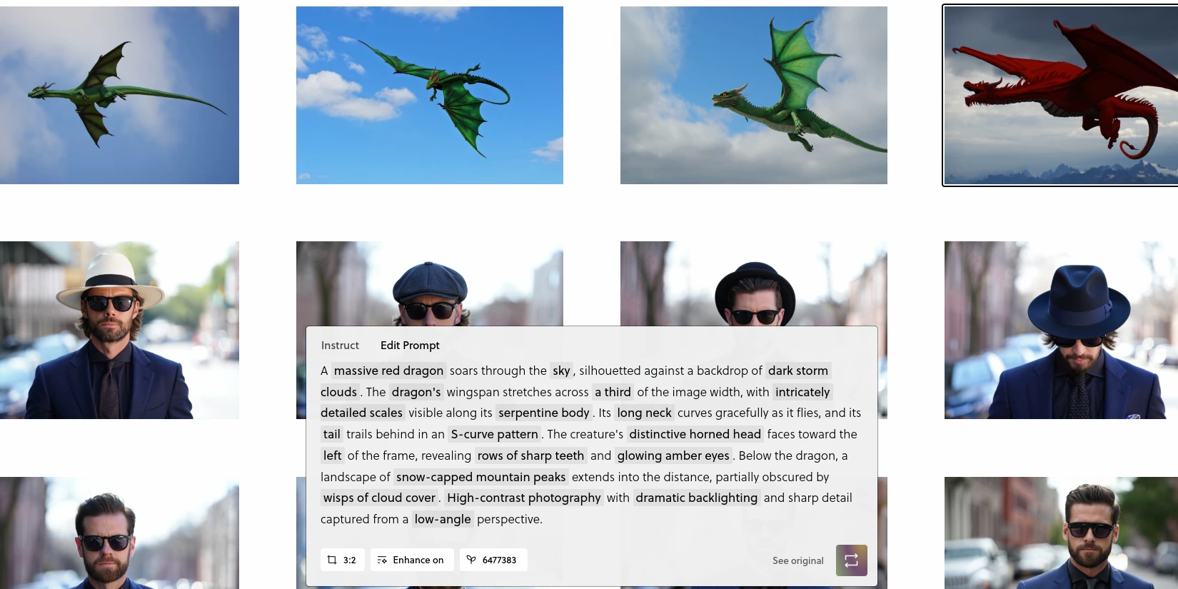 Пример генерации изображения от сервиса Reve Image AI